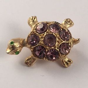 Vintage Brooch Turtle